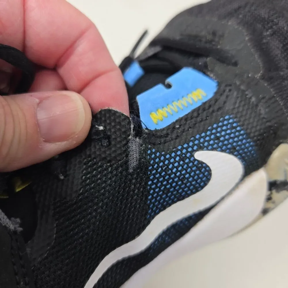 NIKE Giannis Immortality 2 Black White‎ Blue Yellow Size 5Y